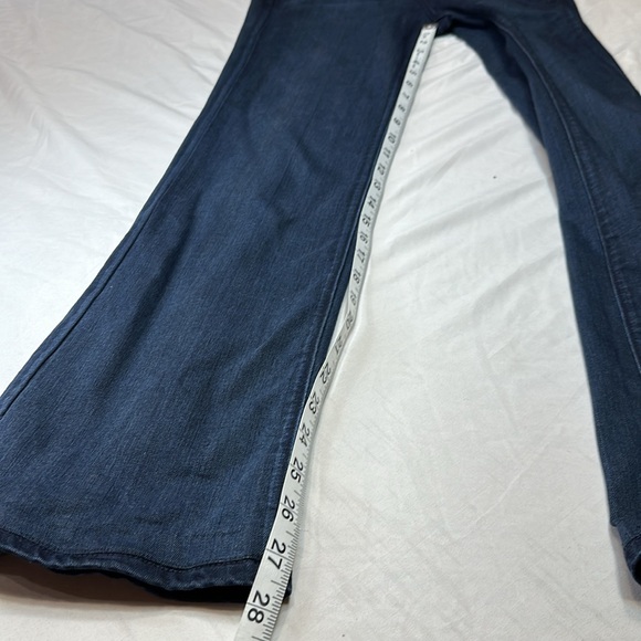 Paige Manhattan Bootcut Jeans Size 26 Clayton Dark Wash Stretch EUC - Picture 5 of 15